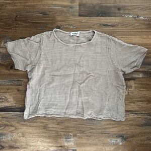 WOMEN'S GAUZE SUMMER TEE size Medium